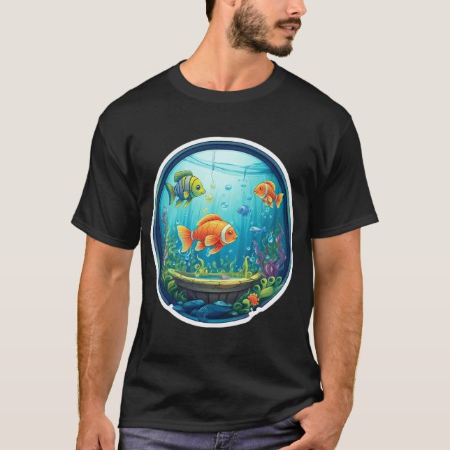 Alligator Gar Odjursfiskuppfödare T Shirt (Framsida)