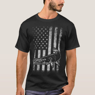 Alligator Gar Usa American T Shirt