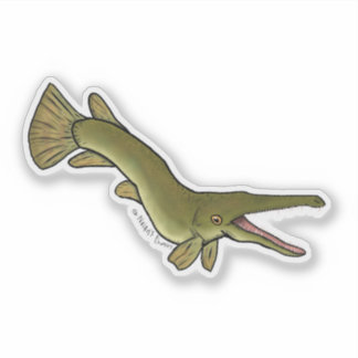 Alligator gar vinyl sticker klistermärken