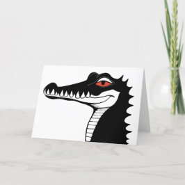 Alligator Greeting-kort Tack Kort