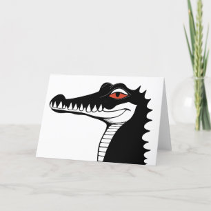 Alligator Greeting-kort Tack Kort