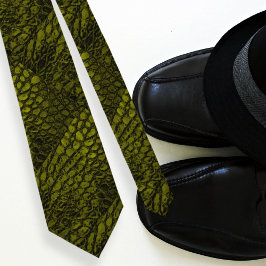 Alligator Guld Färg Faux Leather ・ Dubbla Side Slips