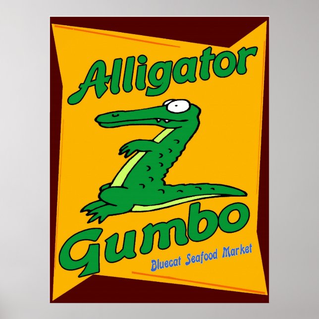 Alligator Gumbo Poster (Framsidan)