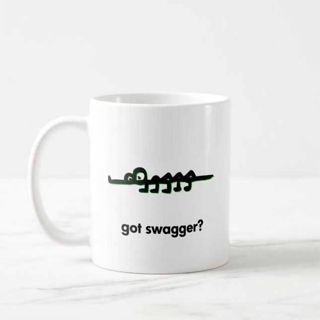 Alligator har swagger kaffemugg (Vänster)