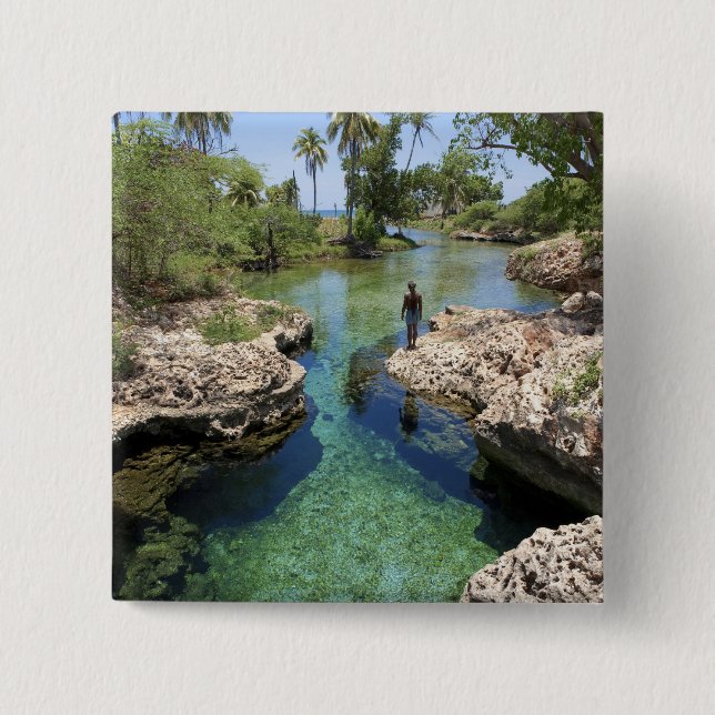 Alligator Hole, Black River Town, Jamaica Knapp (Framsida)