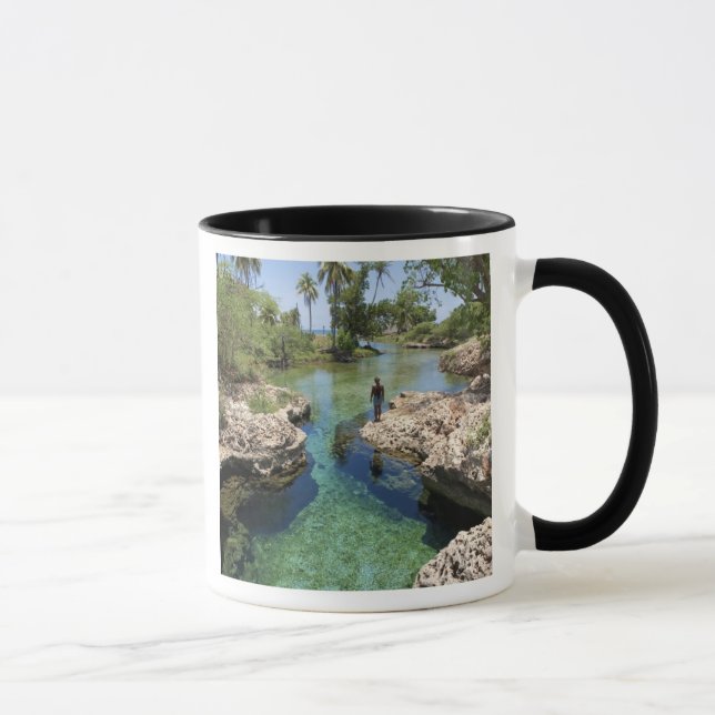 Alligator Hole, Black River Town, Jamaica Mugg (Höger)