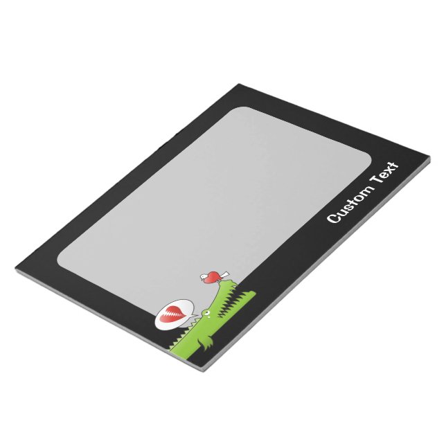 Alligator i Anteckningsblocket Kärlek Anteckningsblock (Vinklad)