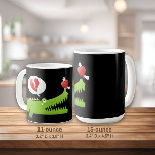 Alligator i Kärlek Kaffemugg