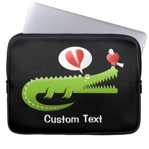 Alligator i Kärlek Laptop sleeve