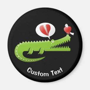 Alligator i Kärlek Magnet