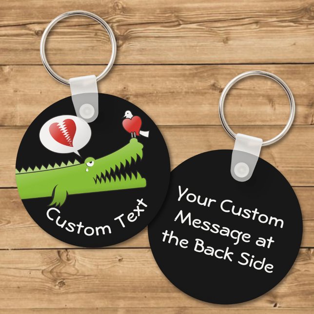 Alligator i kärlek nyckelring (Skapare uppladdad)