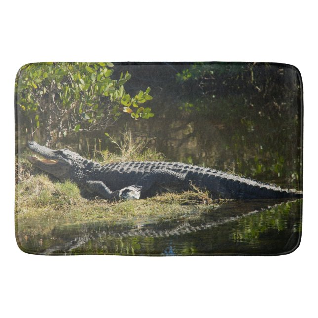Alligator i Sol Badrumsmatta (Framsidan)