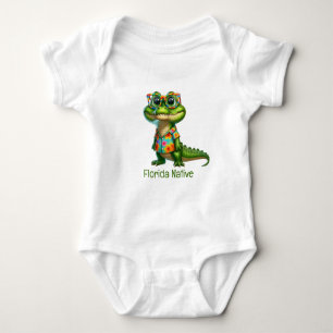 Alligator in Tropical Shirt T