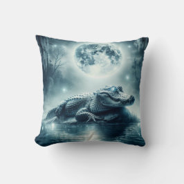 Alligator-Inspired Pillow Kudde