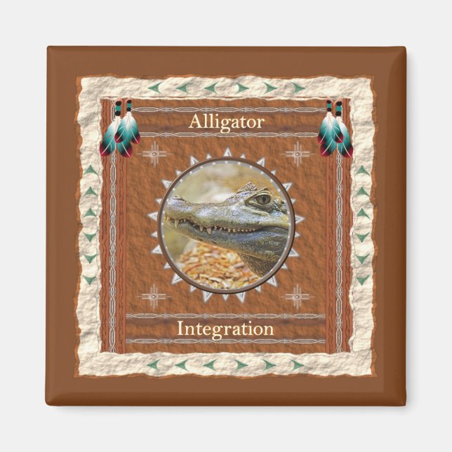 Alligator-integration - Magnet (Framsidan)