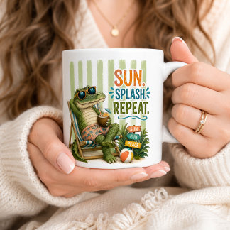 Alligator jumbo mugg