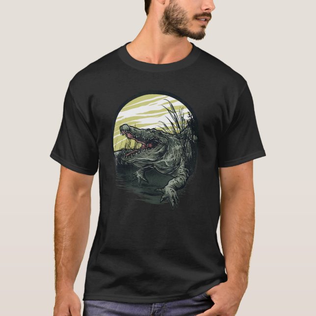 Alligator-knarkare T Shirt (Framsida)