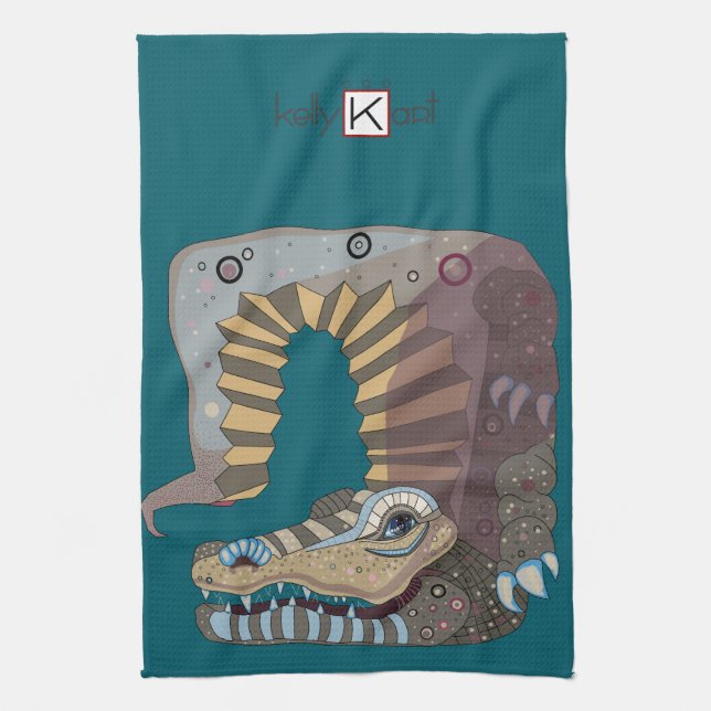 Alligator  kökshandduk (Vertikal)