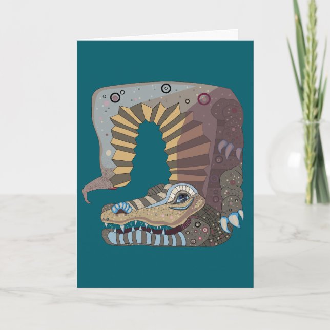 Alligator  kort (Framsida)