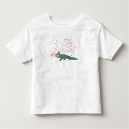 Alligator Krokodil - Djur som har fest T Shirt