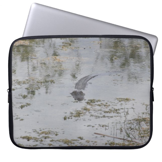 Alligator Laptop sleeve (Framsidan)