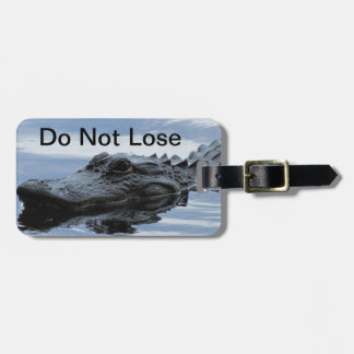 Alligator Luggage Tag Bagagebricka