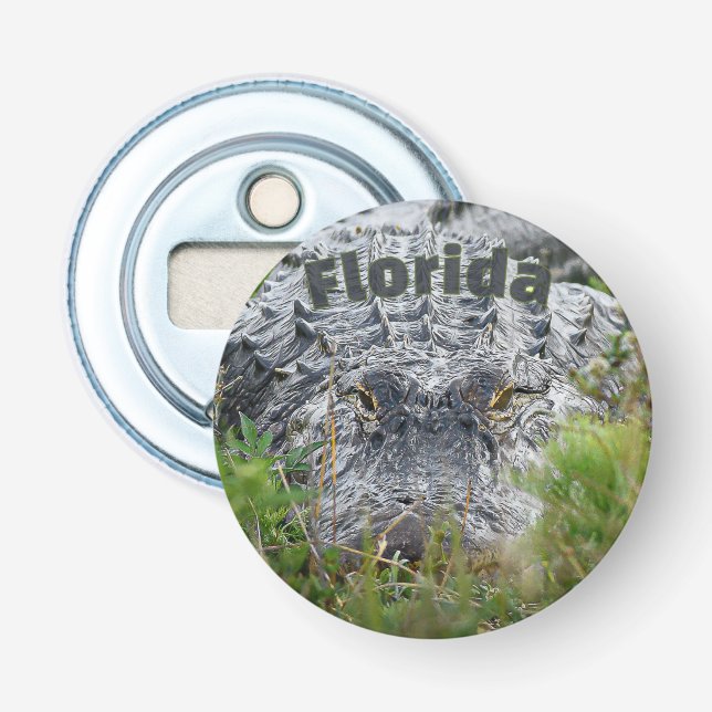 Alligator Magnet Flasköppnare  (Framsidan)
