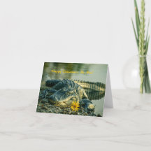 Alligator med Valentineser från blomman Lycklig