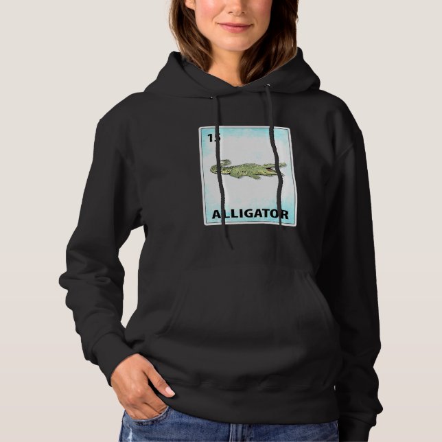 Alligator mexikanska kort t shirt (Framsida)