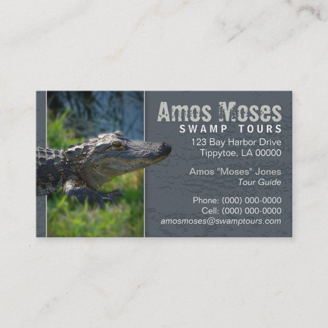 Alligator Namnkort (Framsida)