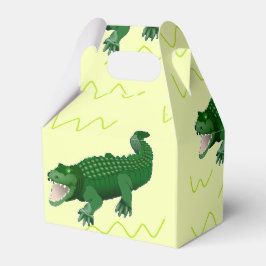Alligator på gult presentaskar