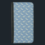 Alligator Paisley med Grönt på Blue Plånboksfodral För Samsung Galaxy S5<br><div class="desc">Det här unika mönstren av malen grönt krokodiler flytande på ett hav av vattentblått framkallar elegansen i en traditionell paisleydesign - tills du ser närmare ut. Vid första anblicken kan det verka som en klassisk manar haberdashery mönster, men det vismiska krokodiler som simmar genom de invecklade snurrarna och kurvor berättar...</div>