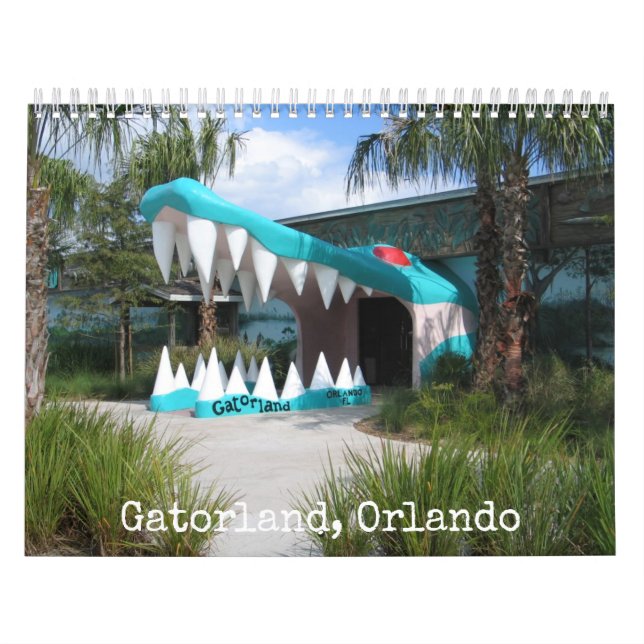 Alligator Park i Orlando Wall Calendar Kalender (Omslag)