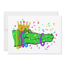 Alligator Pärlor Mardi Gras Party