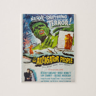 alligator-personer pussel