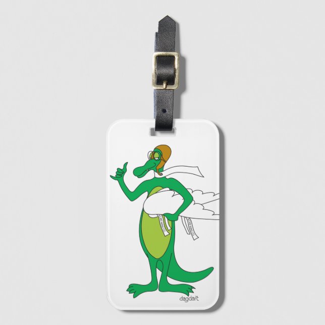 Alligator Pilot Bagagebricka (Framsida vertikal)