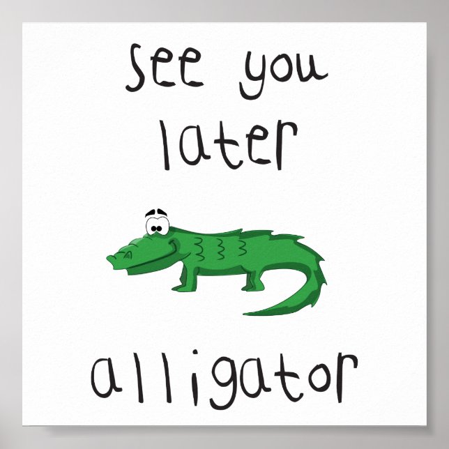 alligator poster (Framsidan)