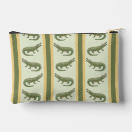 Alligator Rand Zipper Pouch