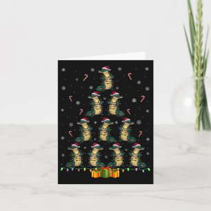 Alligator Santa Hat Julafton Ljus Manar Kvinnor Ch Kort