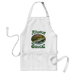 Alligator Sauce Logotyp Förkläde