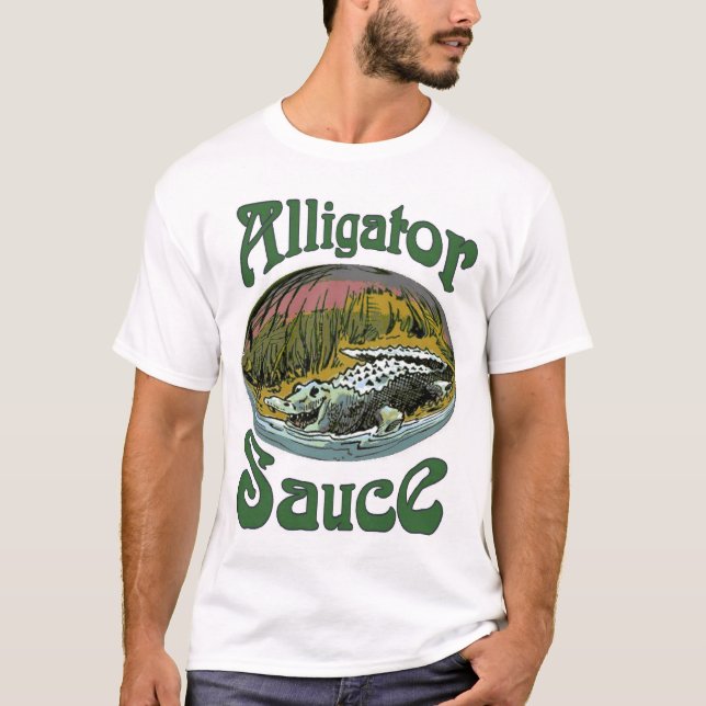 Alligator Sauce Logotyp T-shirt (Framsida)