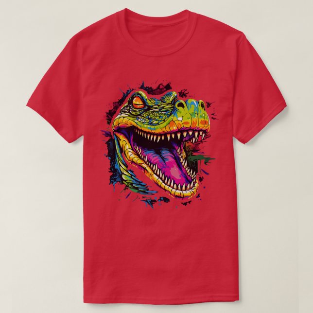 Alligator Smiling T Shirt (Design framsida)