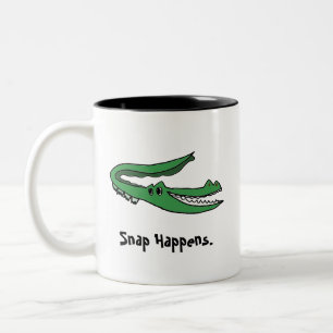 Alligator Snap Happens - Regel Mugg