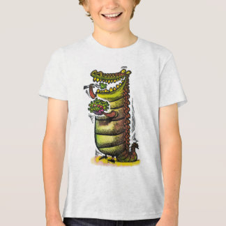 alligator som äter sallad t shirt