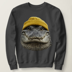 alligator som bär mössa Vintage 90-tal Gator-desi T Shirt