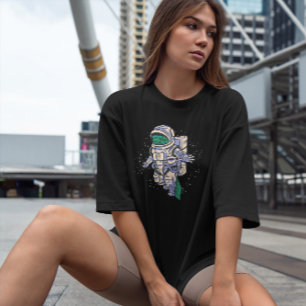 Alligator Space Astronaut T Shirt