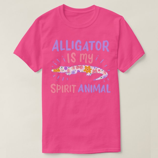 Alligator Spirit Animal 1 T Shirt (Design framsida)