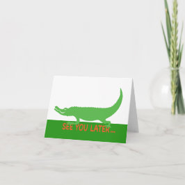 Alligator Tacksamhetskort Helgkort