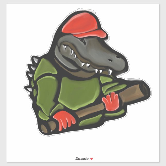 ALLIGATOR TRUMP 2025 KLISTERMÄRKEN (Ark)