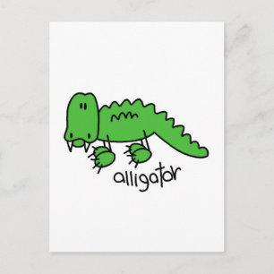 Alligator Tshirts och Gifts Vykort
